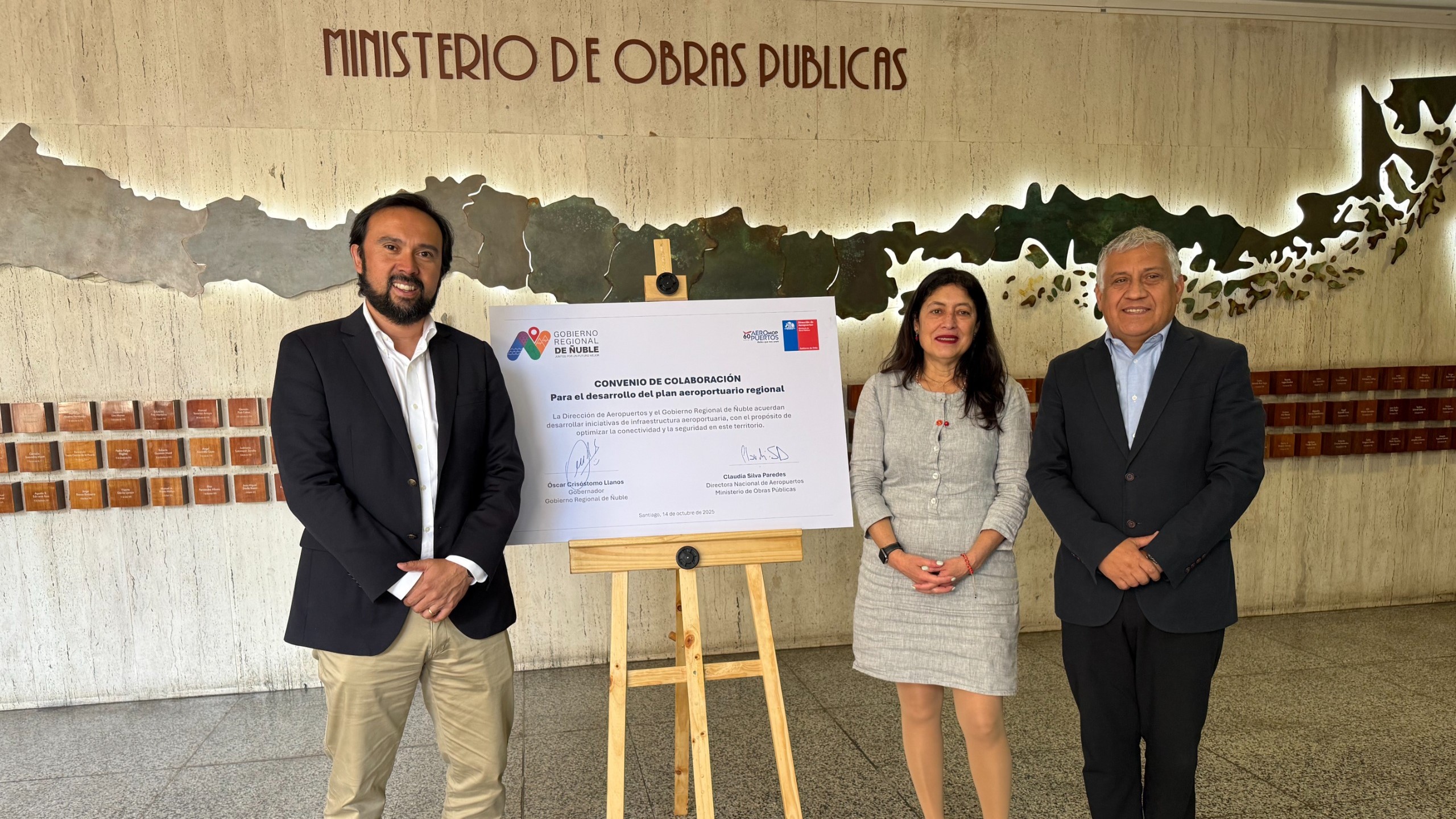 Gobierno Regional y Dirección de Aeropuertos diseñarán Plan Aeroportuario para Ñuble
