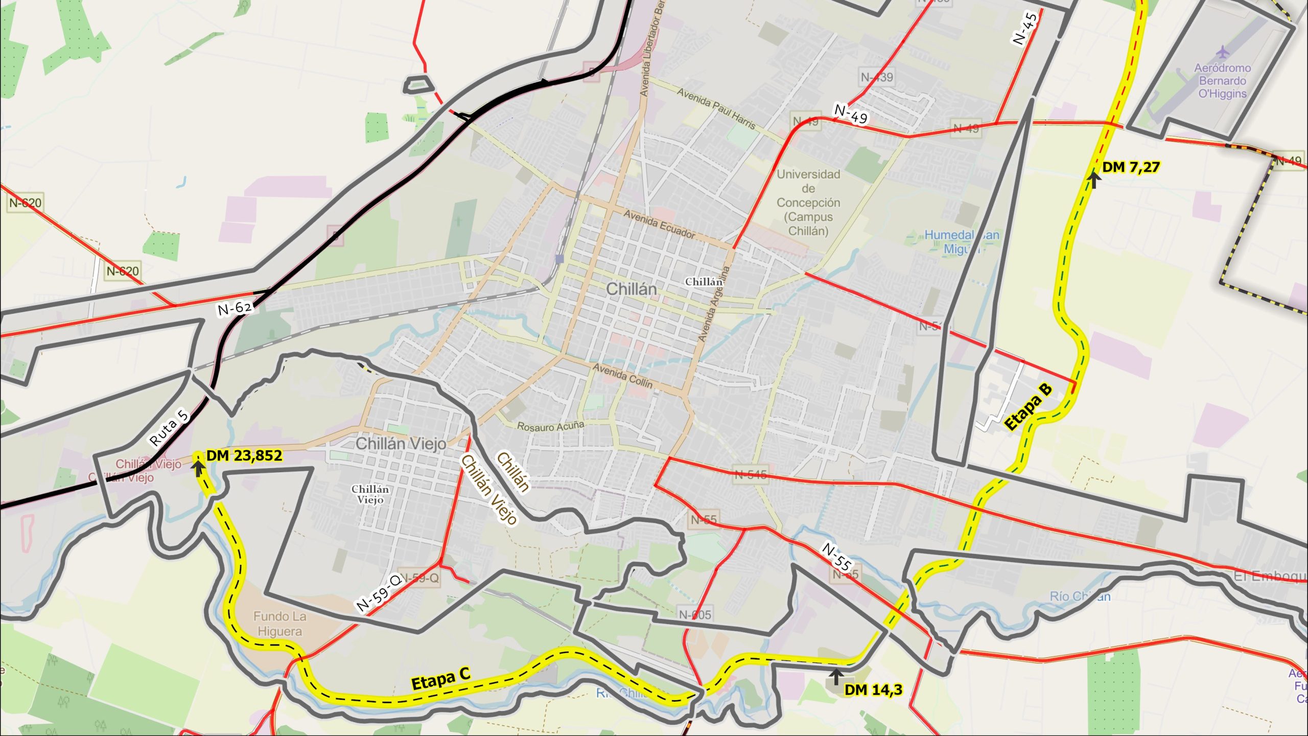 Circunvalación Oriente da paso decisivo: Finaliza diseño de ingeniería de obra estratégica para Chillán y Chillán Viejo
