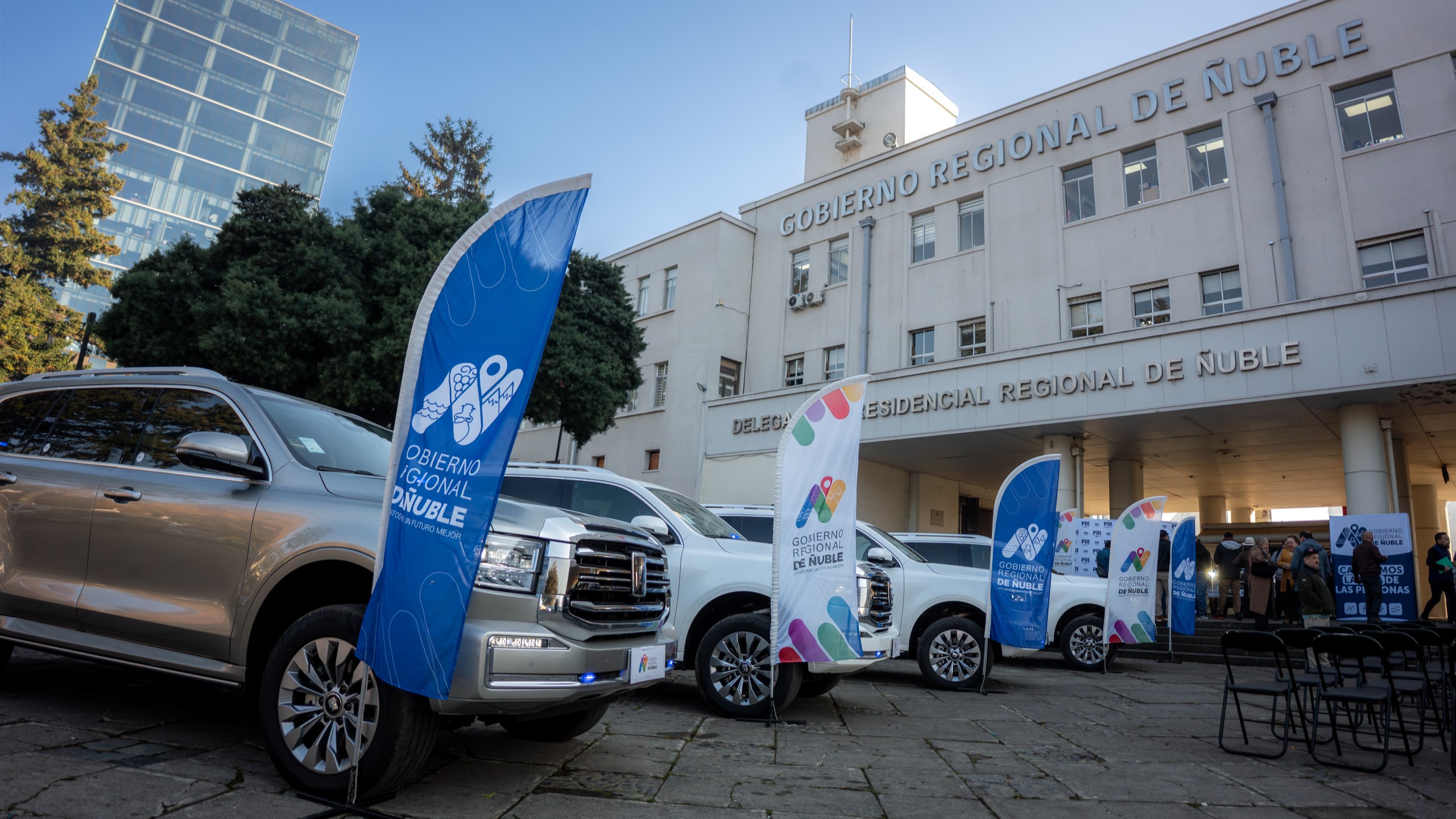 Gobierno Regional entregó 13 vehículos SUV a la PDI para fortalecer la investigación criminal y la seguridad en Ñuble