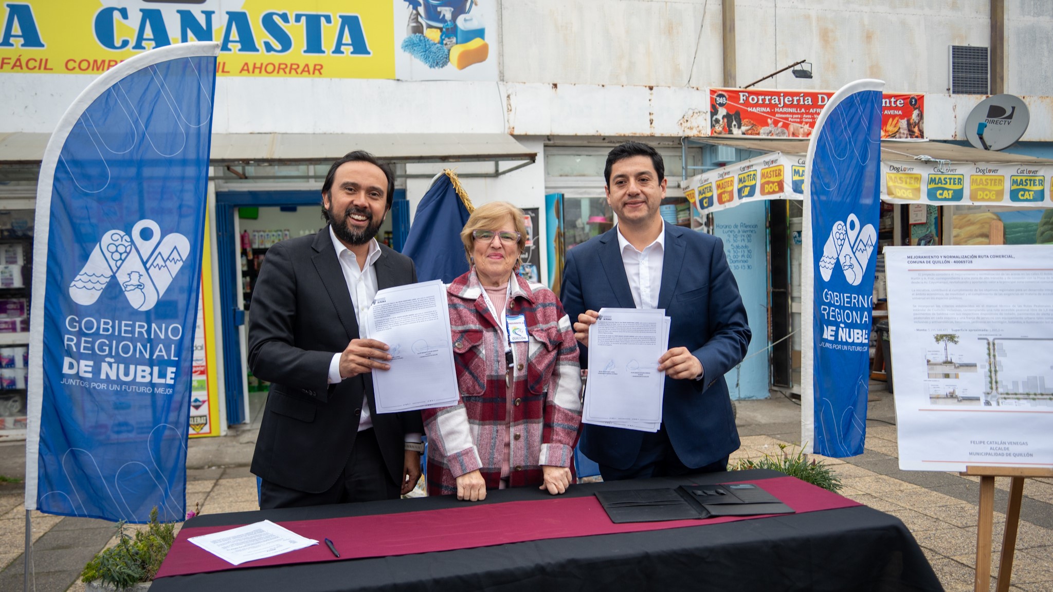 Principal paseo comercial de Quillón será remodelado con nueva ruta peatonal y más seguridad