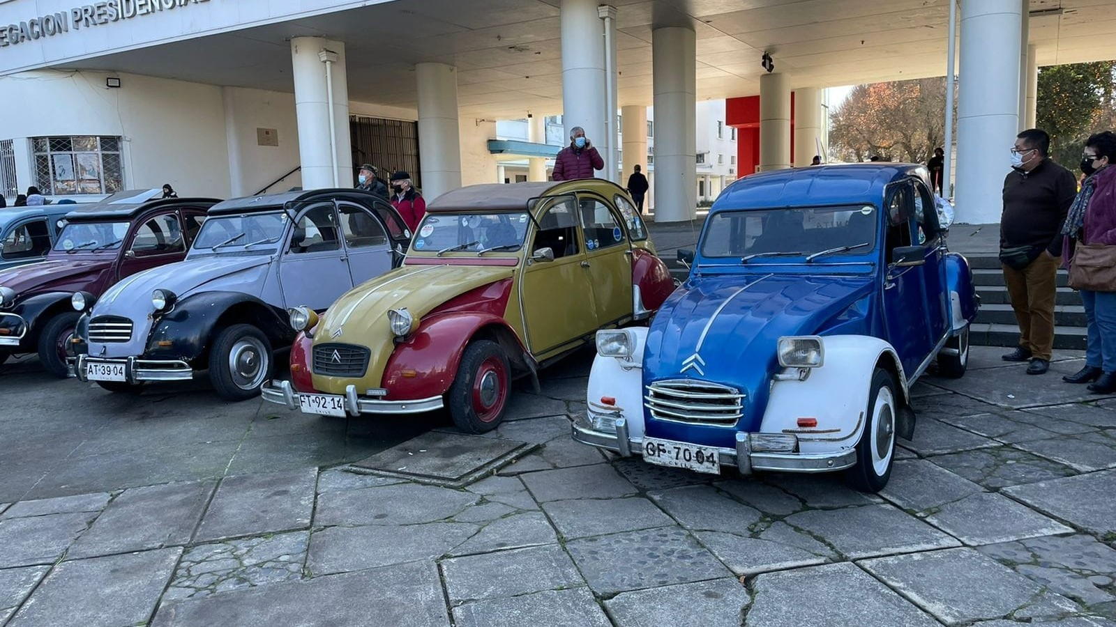 Patrimonio sobre ruedas en el Patio de Los Naranjos del Gobierno Regional de Ñuble