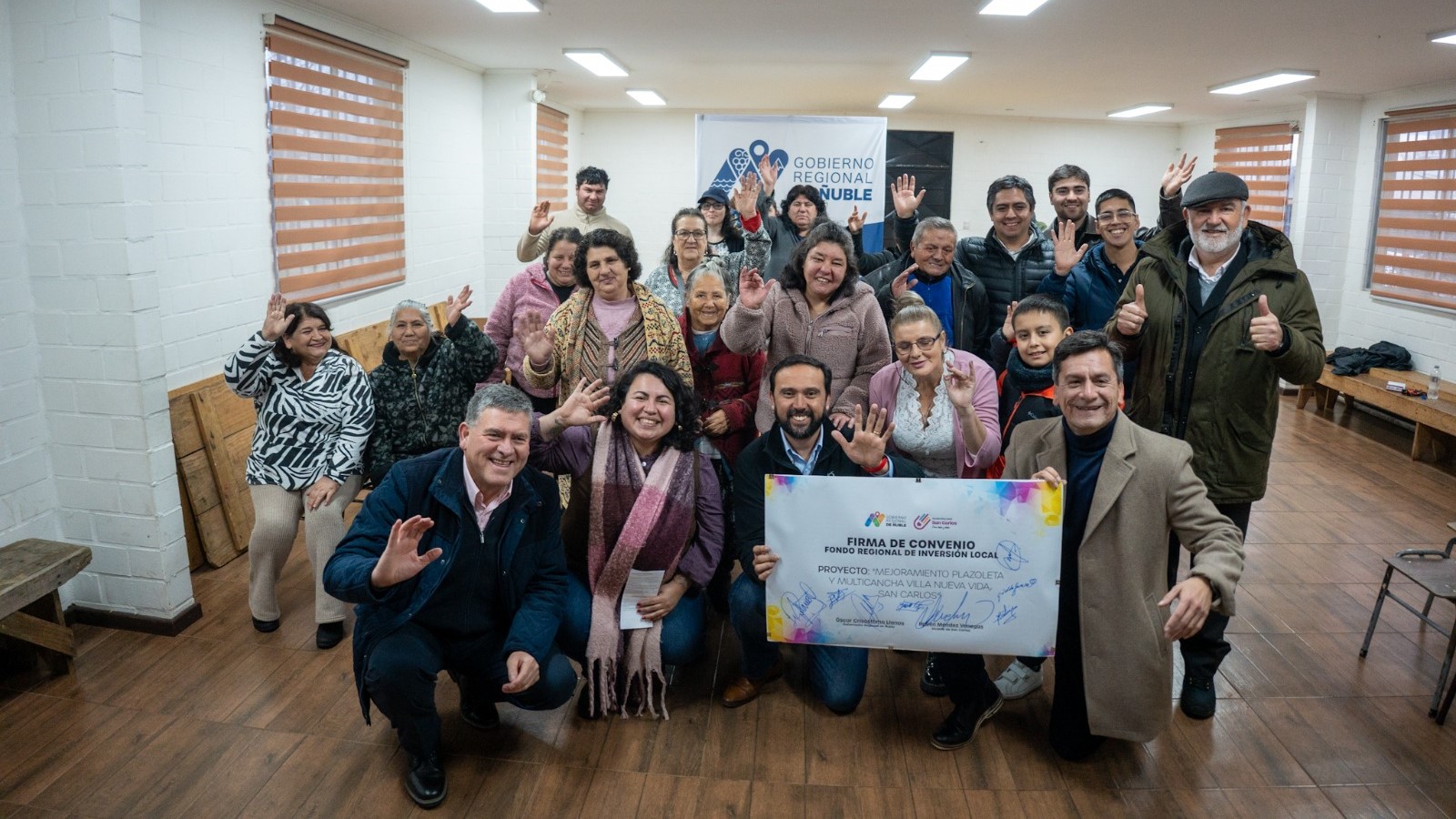 Plazoleta, multicancha y calles de San Carlos serán mejoradas con recursos del Gobierno Regional