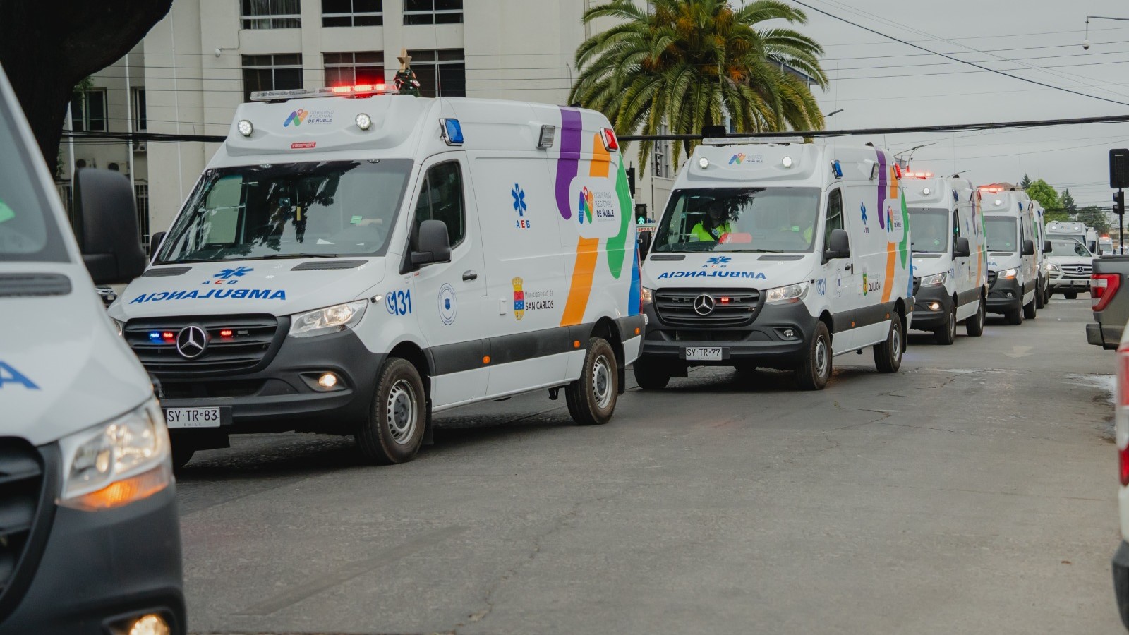 Avances en salud regional: adjudican licitación de 22 ambulancias para Ñuble