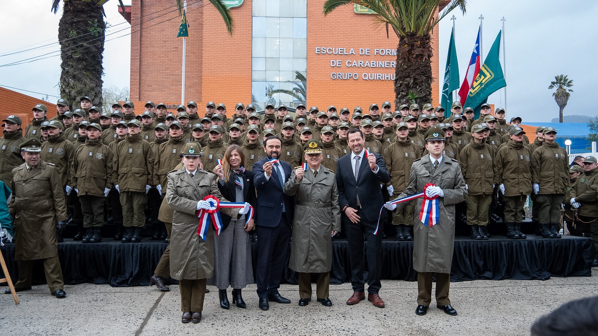 Ñuble hace historia: Inauguran en Quirihue la primera Escuela Transitoria de Carabineros de Chile