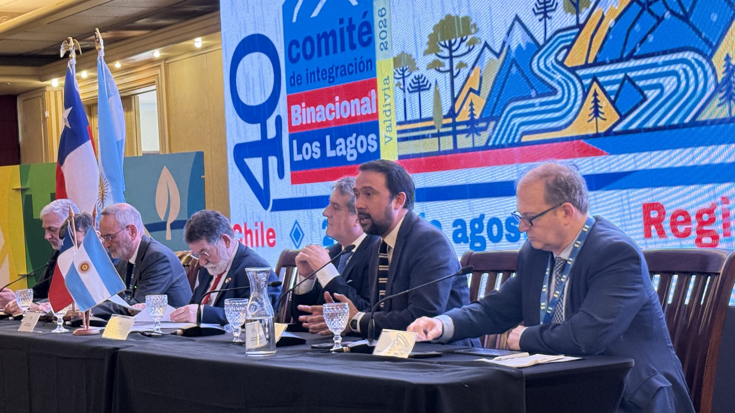 Autoridades de Ñuble impulsan formalización del Paso Minas Ñuble en XL Comité de Integración Binacional